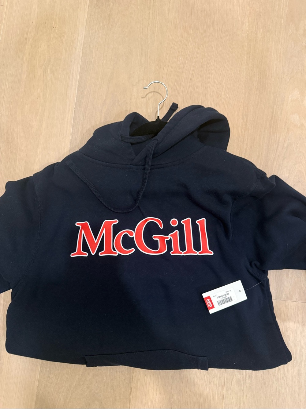 Official McGill Navy Hoodie with Red Logo